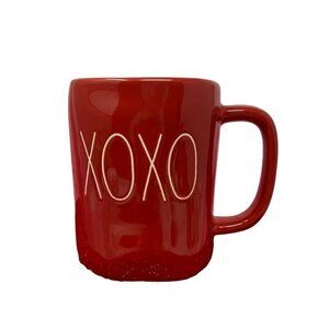 Rae Dunn XOXO Mug Ceramic Red Valentines Day Coffee Cup Hugs Kisses Large Gift
